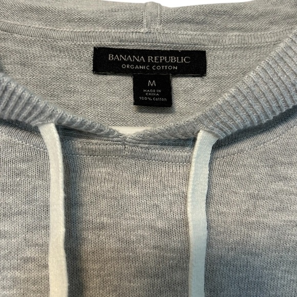 Banana Republic Gray Hooded lightweight Sweater - Picture 4 of 6